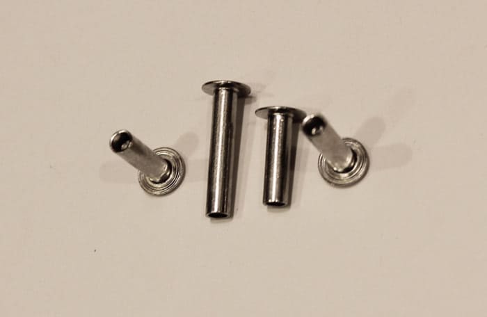 thumbnail image 2 of Lot Of 100 Semi-Tubular Rivets - .118" X .185" - Carbon Steel 2 of 4